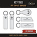 Key Cap Sticker Template.pdf FREE Leather Key Tags - Digital Download (PDF Template) – Elkwood Leather