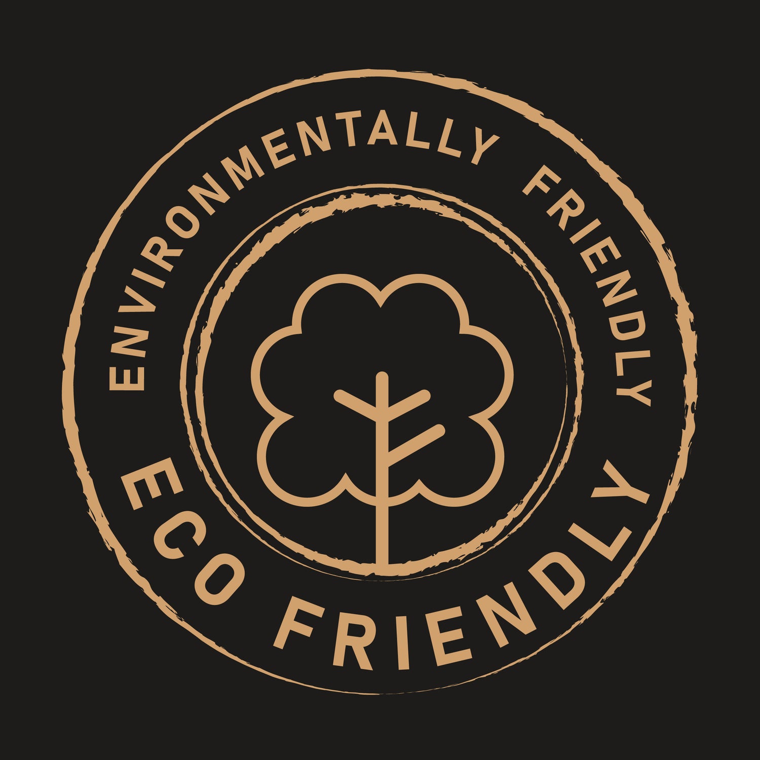 Elkwood Leather Eco Friendly Badge Environmentally Friendly